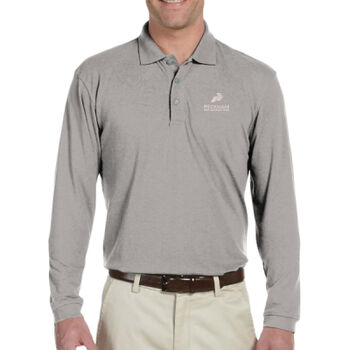 Harriton - Men's 5.6 oz. Easy Blend™ Long-Sleeve Polo Thumbnail