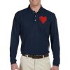 Men's 5.6 oz. Easy Blend™ Long-Sleeve Polo Thumbnail