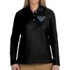 Ladies' Pima Piqué Long-Sleeve Polo Thumbnail