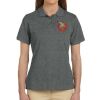 Ladies' 6 oz. Ringspun Cotton Piqué Short-Sleeve Polo Thumbnail