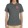 Ladies' 6 oz. Ringspun Cotton Piqué Short-Sleeve Polo Thumbnail