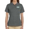 Ladies' 6 oz. Ringspun Cotton Piqué Short-Sleeve Polo Thumbnail