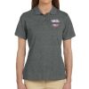 Ladies' 6 oz. Ringspun Cotton Piqué Short-Sleeve Polo Thumbnail