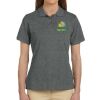 Ladies' 6 oz. Ringspun Cotton Piqué Short-Sleeve Polo Thumbnail