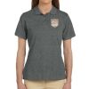 Ladies' 6 oz. Ringspun Cotton Piqué Short-Sleeve Polo Thumbnail