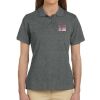 Ladies' 6 oz. Ringspun Cotton Piqué Short-Sleeve Polo Thumbnail