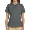 Ladies' 6 oz. Ringspun Cotton Piqué Short-Sleeve Polo Thumbnail