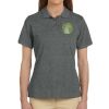 Ladies' 6 oz. Ringspun Cotton Piqué Short-Sleeve Polo Thumbnail