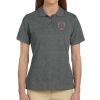 Ladies' 6 oz. Ringspun Cotton Piqué Short-Sleeve Polo Thumbnail