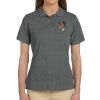 Ladies' 6 oz. Ringspun Cotton Piqué Short-Sleeve Polo Thumbnail