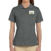 Ladies' 6 oz. Ringspun Cotton Piqué Short-Sleeve Polo Thumbnail