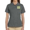 Ladies' 6 oz. Ringspun Cotton Piqué Short-Sleeve Polo Thumbnail