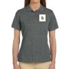 Ladies' 6 oz. Ringspun Cotton Piqué Short-Sleeve Polo Thumbnail