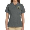 Ladies' 6 oz. Ringspun Cotton Piqué Short-Sleeve Polo Thumbnail