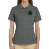 Ladies' 6 oz. Ringspun Cotton Piqué Short-Sleeve Polo Thumbnail