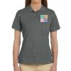 Ladies' 6 oz. Ringspun Cotton Piqué Short-Sleeve Polo Thumbnail