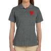 Ladies' 6 oz. Ringspun Cotton Piqué Short-Sleeve Polo Thumbnail