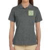 Ladies' 6 oz. Ringspun Cotton Piqué Short-Sleeve Polo Thumbnail