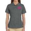 Ladies' 6 oz. Ringspun Cotton Piqué Short-Sleeve Polo Thumbnail