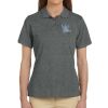 Ladies' 6 oz. Ringspun Cotton Piqué Short-Sleeve Polo Thumbnail