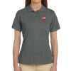Ladies' 6 oz. Ringspun Cotton Piqué Short-Sleeve Polo Thumbnail