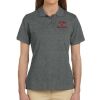 Ladies' 6 oz. Ringspun Cotton Piqué Short-Sleeve Polo Thumbnail
