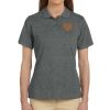 Ladies' 6 oz. Ringspun Cotton Piqué Short-Sleeve Polo Thumbnail