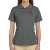 Ladies' 6 oz. Ringspun Cotton Piqué Short-Sleeve Polo Thumbnail