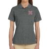 Ladies' 6 oz. Ringspun Cotton Piqué Short-Sleeve Polo Thumbnail