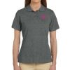 Ladies' 6 oz. Ringspun Cotton Piqué Short-Sleeve Polo Thumbnail