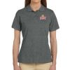 Ladies' 6 oz. Ringspun Cotton Piqué Short-Sleeve Polo Thumbnail