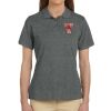 Ladies' 6 oz. Ringspun Cotton Piqué Short-Sleeve Polo Thumbnail