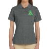 Ladies' 6 oz. Ringspun Cotton Piqué Short-Sleeve Polo Thumbnail