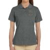 Ladies' 6 oz. Ringspun Cotton Piqué Short-Sleeve Polo Thumbnail