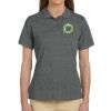 Ladies' 6 oz. Ringspun Cotton Piqué Short-Sleeve Polo Thumbnail