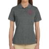 Ladies' 6 oz. Ringspun Cotton Piqué Short-Sleeve Polo Thumbnail