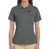 Ladies' 6 oz. Ringspun Cotton Piqué Short-Sleeve Polo Thumbnail
