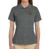 Ladies' 6 oz. Ringspun Cotton Piqué Short-Sleeve Polo Thumbnail