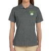 Ladies' 6 oz. Ringspun Cotton Piqué Short-Sleeve Polo Thumbnail