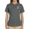 Ladies' 6 oz. Ringspun Cotton Piqué Short-Sleeve Polo Thumbnail