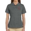 Ladies' 6 oz. Ringspun Cotton Piqué Short-Sleeve Polo Thumbnail