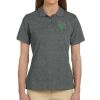 Ladies' 6 oz. Ringspun Cotton Piqué Short-Sleeve Polo Thumbnail
