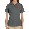 Ladies' 6 oz. Ringspun Cotton Piqué Short-Sleeve Polo Thumbnail