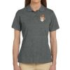 Ladies' 6 oz. Ringspun Cotton Piqué Short-Sleeve Polo Thumbnail