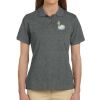 Ladies' 6 oz. Ringspun Cotton Piqué Short-Sleeve Polo Thumbnail