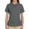 Ladies' 6 oz. Ringspun Cotton Piqué Short-Sleeve Polo Thumbnail