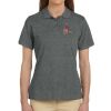 Ladies' 6 oz. Ringspun Cotton Piqué Short-Sleeve Polo Thumbnail