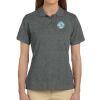 Ladies' 6 oz. Ringspun Cotton Piqué Short-Sleeve Polo Thumbnail