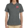 Ladies' 6 oz. Ringspun Cotton Piqué Short-Sleeve Polo Thumbnail