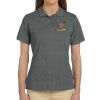 Ladies' 6 oz. Ringspun Cotton Piqué Short-Sleeve Polo Thumbnail